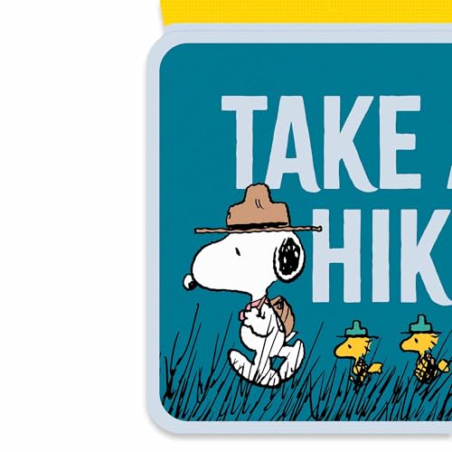 Image of Peanuts Snoopy Take a Hike Adhesive Vinyl Decal - Funny Snoopy Sticker for Car, Water Bottle or Laptop