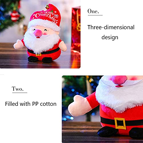 Smavles Peluche di Natale 2 Pezzi Bambola di Babbo...