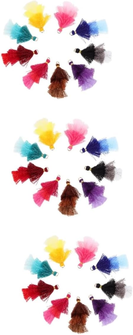 Homoyoyo 150pcs Decorative Tassels for Crafts Hand-Knitting Pendants for Handbags Keychains and Home Decor Stylish Multi-Purpose Accessories for Jewelry Making and Creative Projects