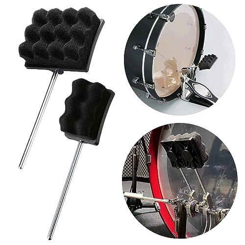 QIEIEI Bass Drum Pedal Foam Head Bass Drum Beater Kick Drum Foot Pedal Beater Percussion Parts Drum Parts