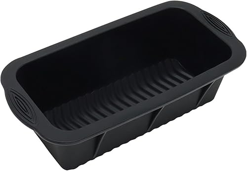 Miniatura 2 de Moldes de silicona para pan y pan (paquete de 2)  Molde rectangular antiadherente de silicona para hornear para pan casero, pan y pastel de carne,