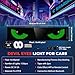 LED Devil Eyes Light for Windshield 35.35x7.56 inch, DIY Programmable Led Eyes for Car Truck, Windshield Eyes Animated Led Flexible Smart Colorful Eye Lamp Soft Screen for Car Windows