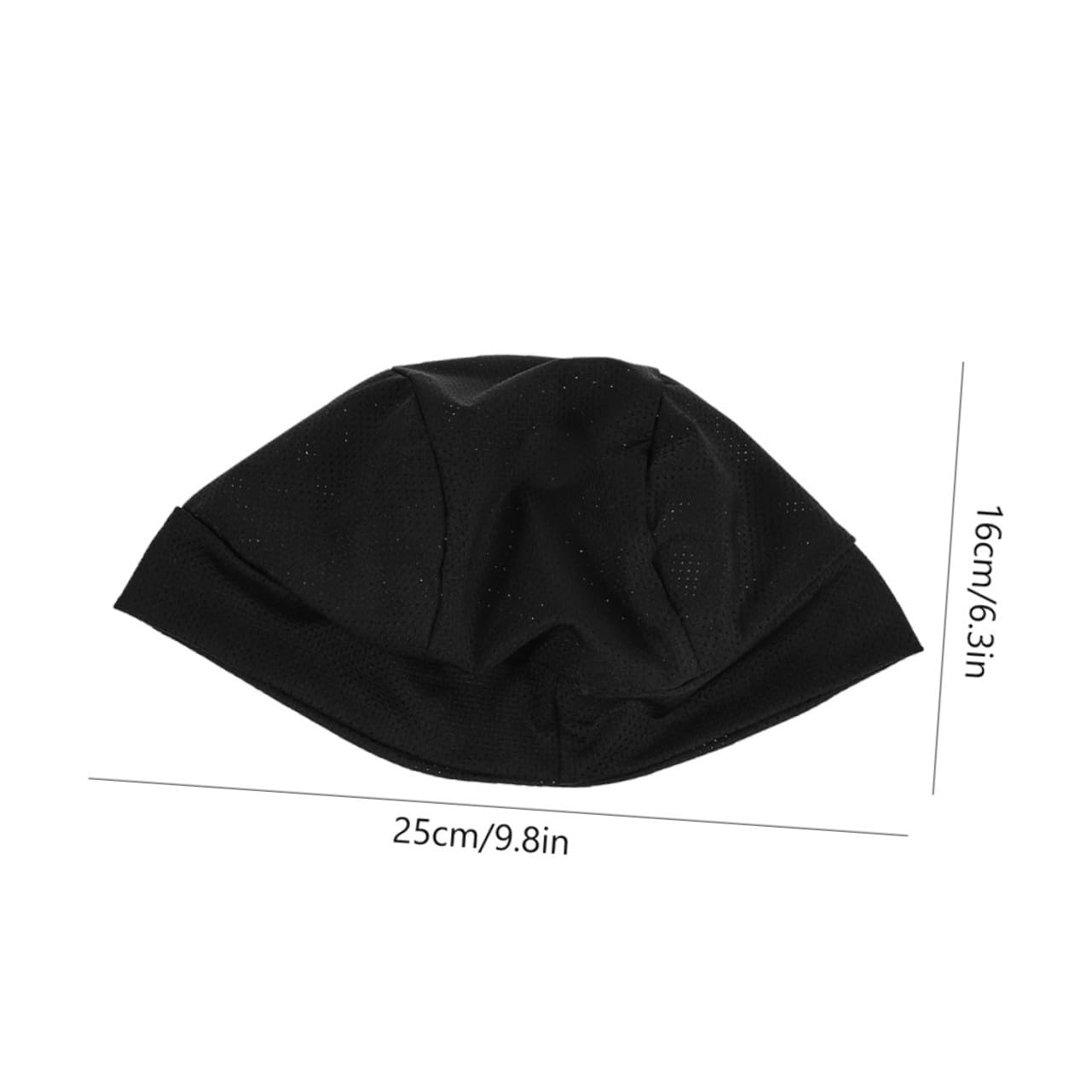POPETPOP 2pcs Inner Hat Protective Cycling Cap for Motorcycle Breathable Skull Cap for Men Comfortable and Wear-Resistant Design for Outdoor Sports Activities Black