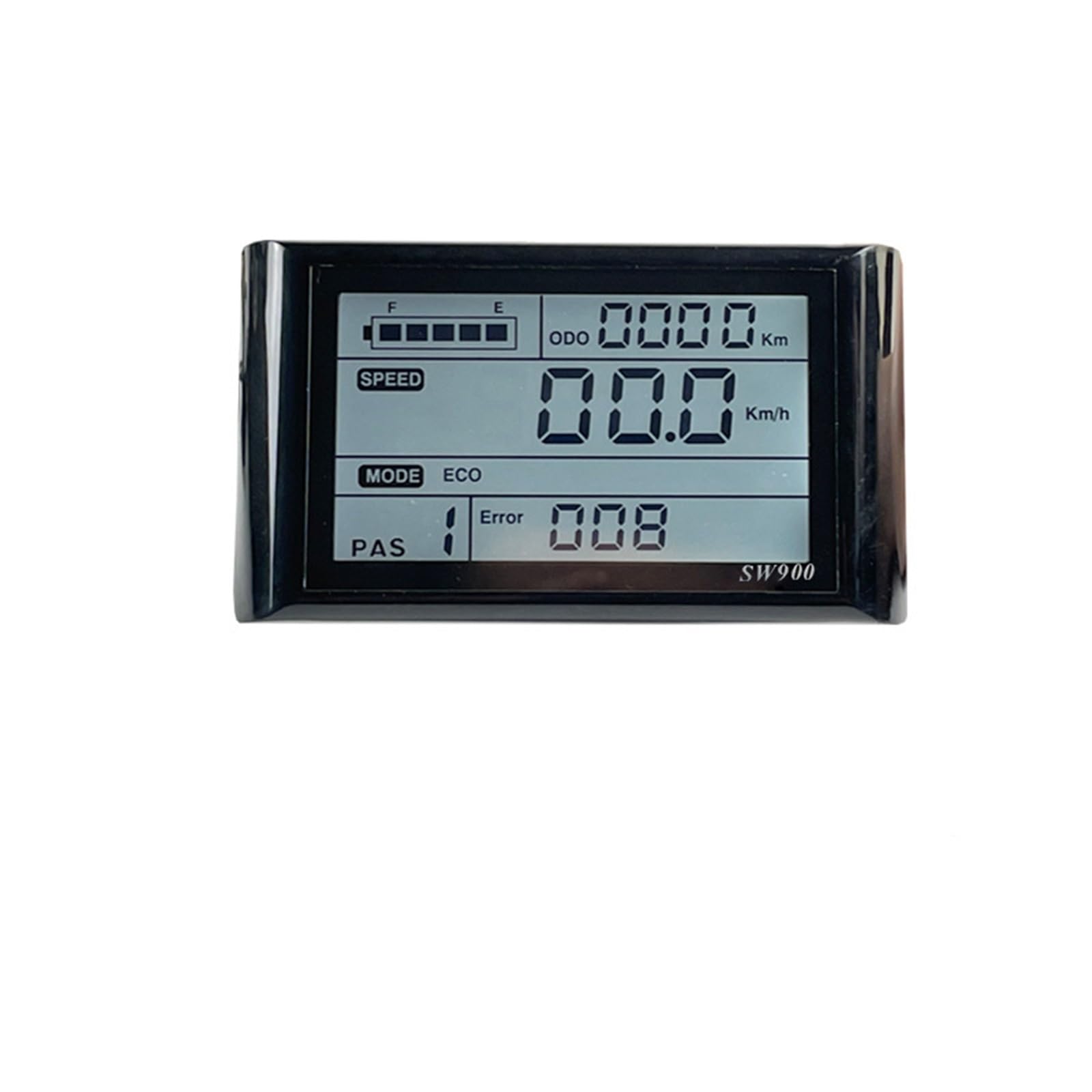 Pantalla para Ebike, Panel De Pantalla LCD para Medidor Bicicleta Eléctrica