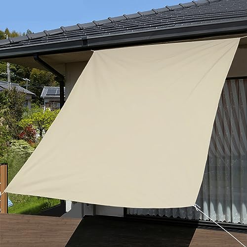 Outdoor 80 x 900 cm – Wetterfeste UV-Schutz-Zaunabdeckung für Terrasse, Hinterhof und Veranda, Beige Sichtschutzzaun für verbesserte Privatsphäre im Freien