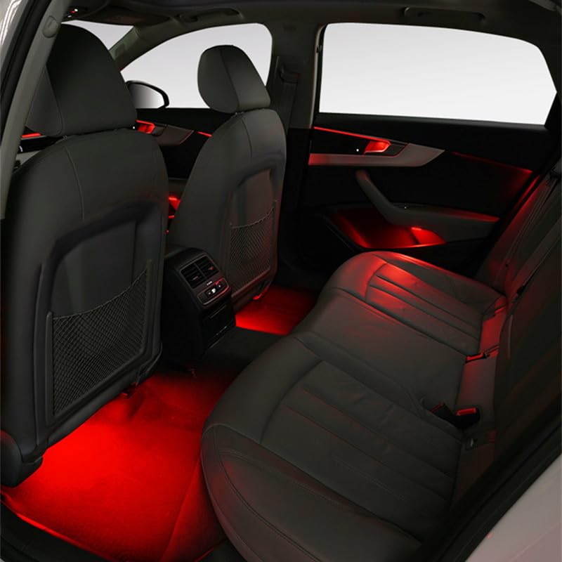 A4 A5 ambient Light, LED Door Light Strip, nawigacja Screen Control 30 kolorów, nadaje się do Audi A4 A5 B9