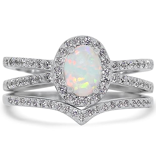 LaRaso & Co His and Her Wedding Set TRIO 3 PCS Matching Couples Rings Bridal Engagement Bands Set Him Her2