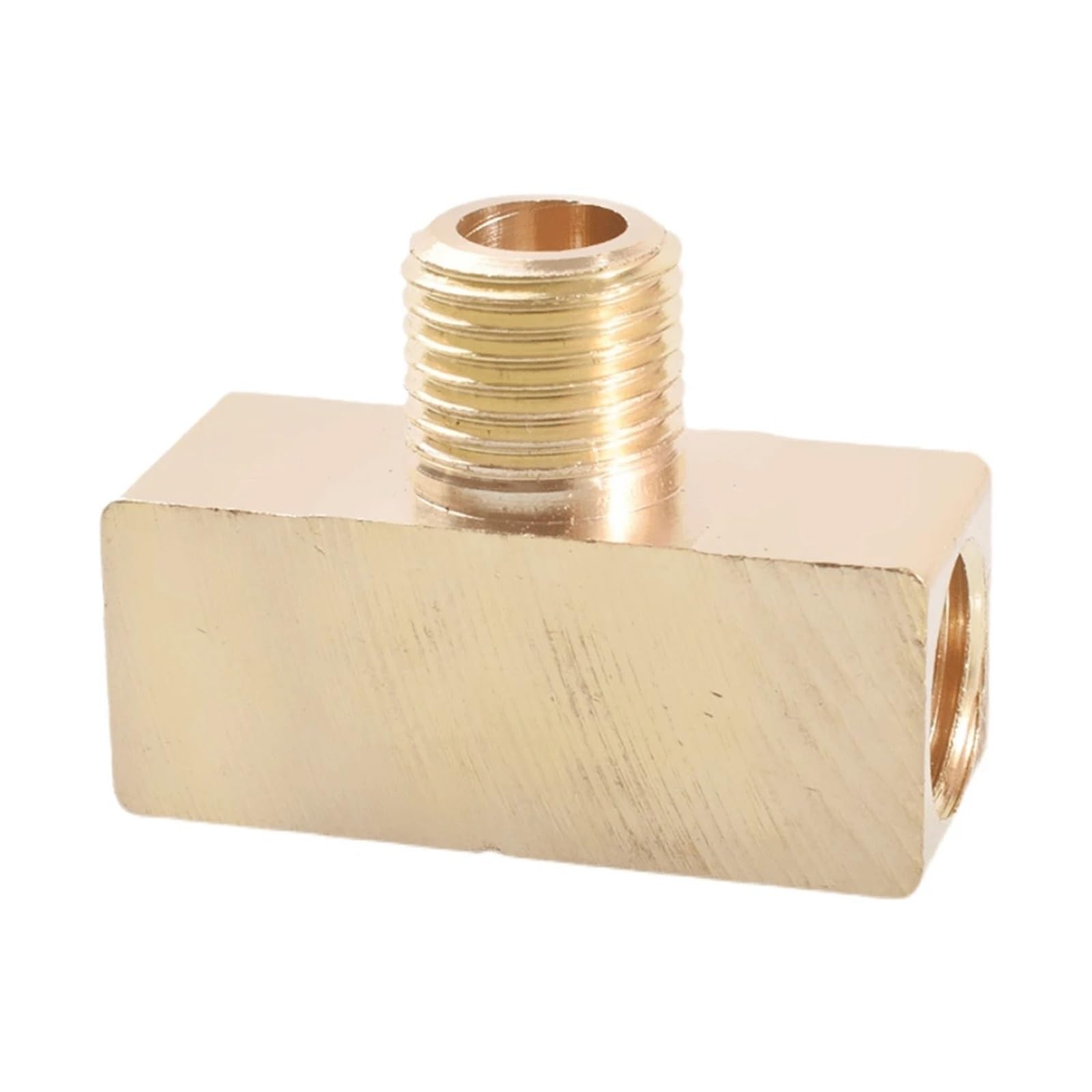 Bloque divisor en T de latón M12x1mm con acabado de alta precisión