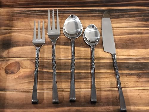 Medieval Feasting Cutlery Collection Cutlery Kitchen Sets, Iron Cutlery Utensils Knife/Fork/Spoons, Set Of 5 Dishwasher Safe