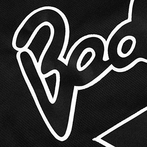 90S Clothes For Women And Men,Badboy Baseball Jersey Shirt For Theme Party,Hiphop Clothing For Party Black, Large #TOP3