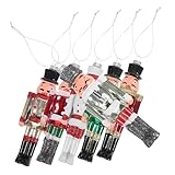 Décorations casse-noix : le décor casse-noisette de noël en forme de marionnette est destiné à décorer votre fête de noël, à suspendre une décoration d'arbre de noël.