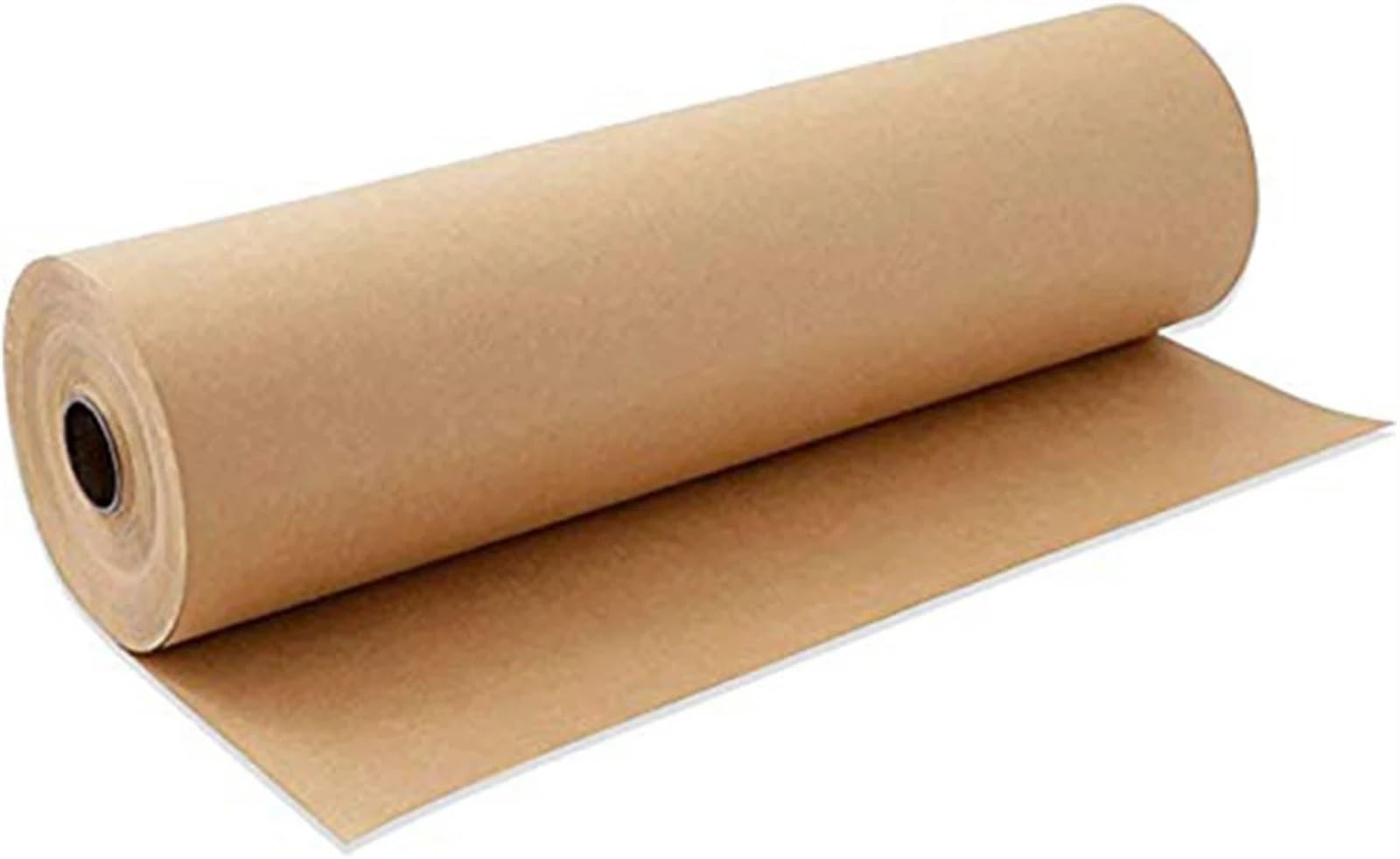 Rollos de Papel Kraft Papel Kraft marrón de 32,8 pies for envolver regalos, manualidades, revestimiento de suelo, mesa de paquetería(19.6inch X 32.8ft)