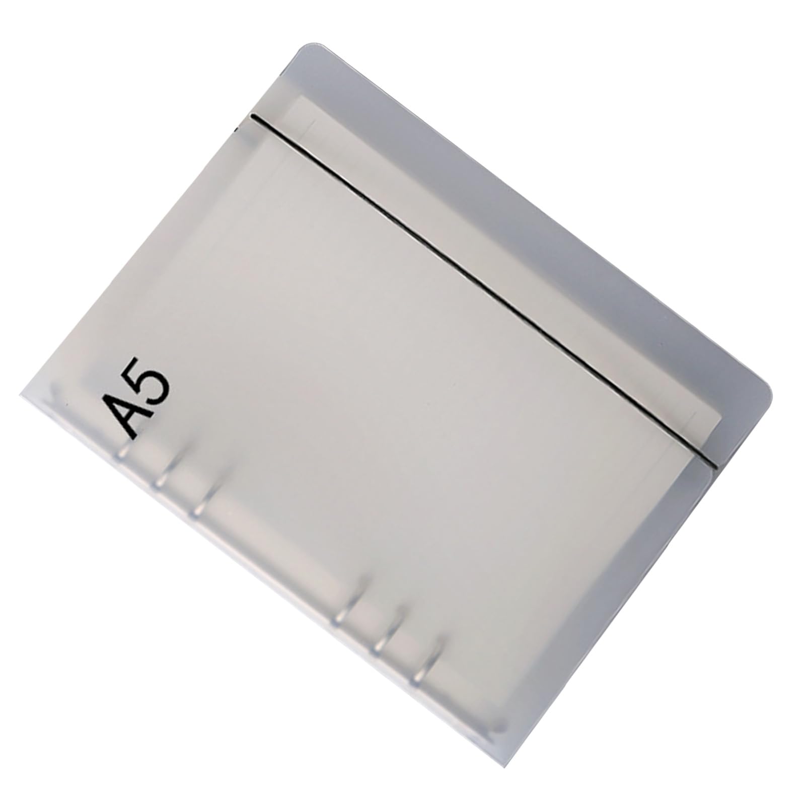 Durchsichtiger Einbanddeckel, Mattes PP-Material, Flexibler Organizer für Lose Blätter, Ideal für Schule, Büro, Reisen, 18,5 X 12,5 Cm (A5)
