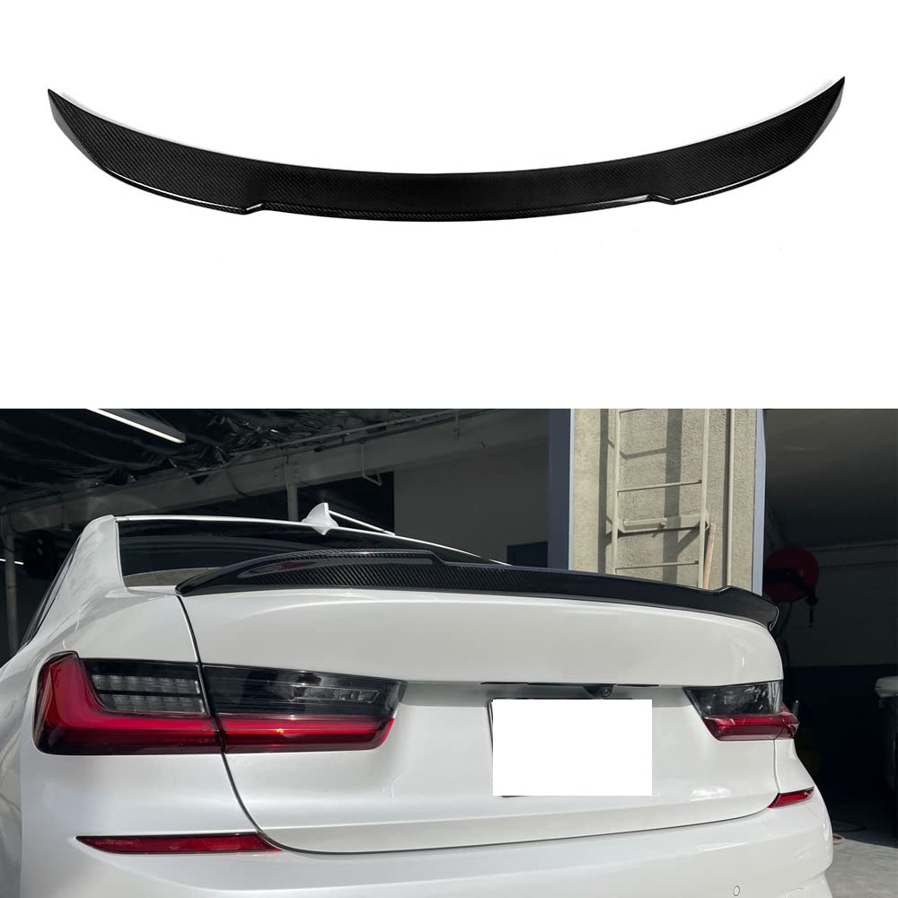 for BMW 3 Series G20 330i G80 M3 2019-2026 Real Carbon Fiber Rear Trunk Spoiler