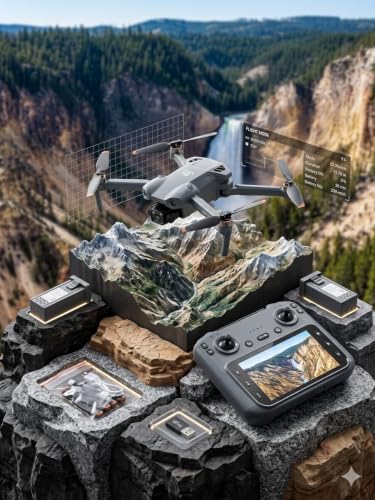Image of 4k rEmOtE CoNtRoL DuAl cAmErA DrOnE 1080P Wi-fI SeLfIe gEsTuRe rC DrOnE WiTh oBsTaClE AvOiDaNcE BrUsHlEsS MoToR OnE KeY TaKe-oFf & lAnDiNg 4.5 iNcH LcD DiSpLaY (GT50)