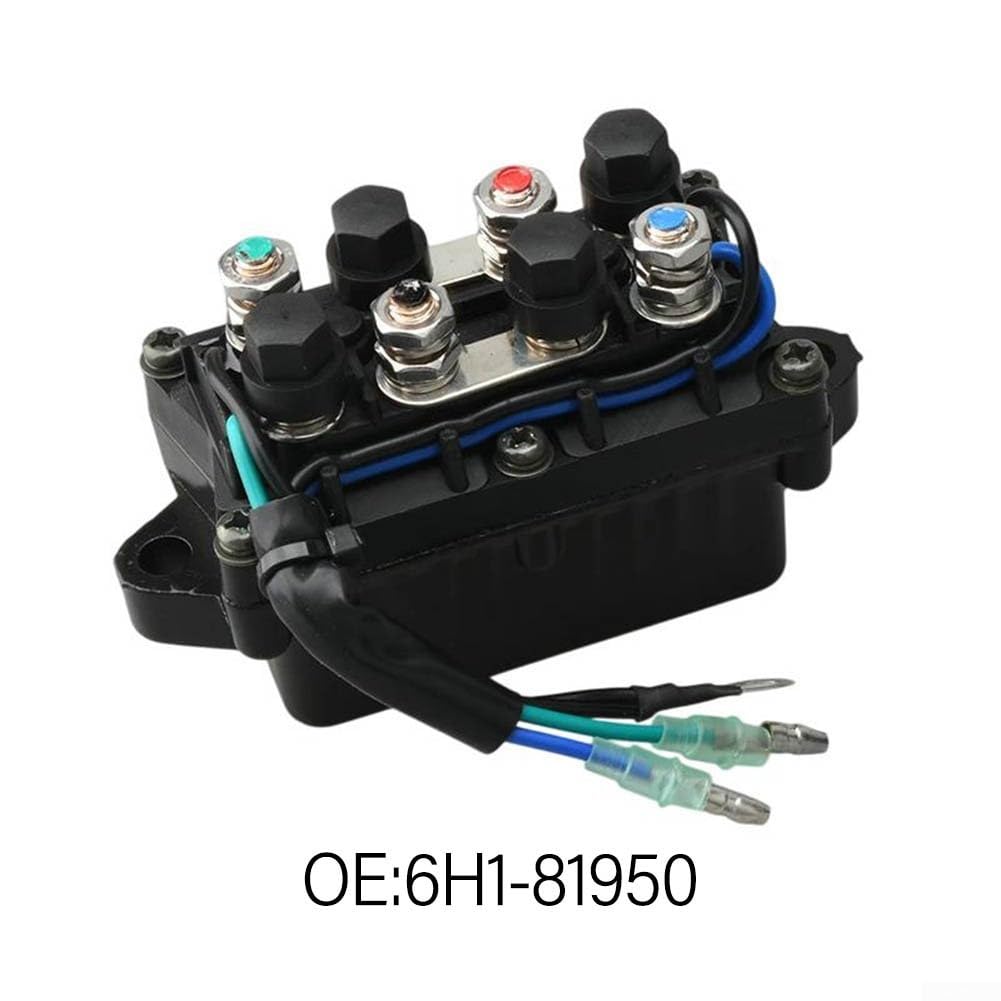 Pour Yamaha 6H181950 Power Trim et Tilt Relais Assemblée pour 30 40 50 60 pour les modèles de moteur hors-bord HP Pièce de rechange OEM pour une performance du moteur fiable