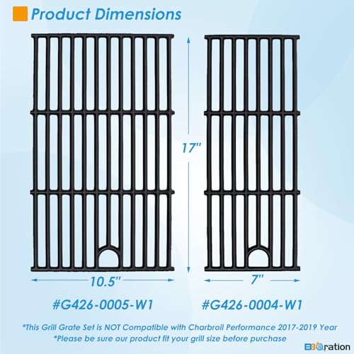 Image of 17 inch Grill Grate for Charbroil Performance 2-Burner 463630021