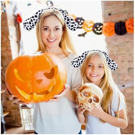 Miniatura 4 de McFadyon Costume Set with Dog Ear Headbands,Bow Tie,Tail for Christmas Halloween New Year Cosplay Costume or Party Decoration