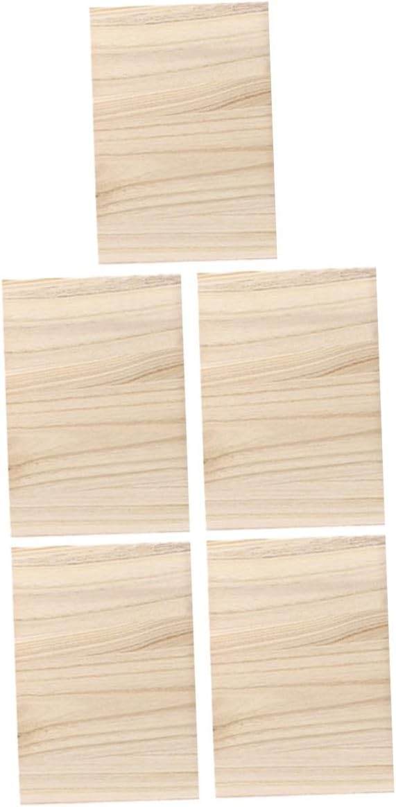 5pcs Taekwondo Breaking Boards Wood Punching Boards 1.5cm Thick Portable Karate Training Target for Beginners Practicing Martial Arts Performance