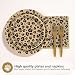 Grencian 96 Pcs Cheetah Print Birthday Decorations Leopard Print Party Supplies Brown Leopard Plates and Napkins Safari Themed Paper Plates for Birthday Jungle Safari Cheetah Theme Party Serves 24