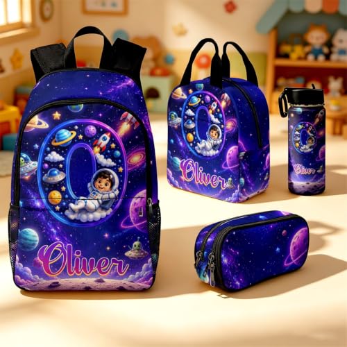 Image of Custom Backpack for Boys Toddler Backpacks Kids Back to School Bookbag Set