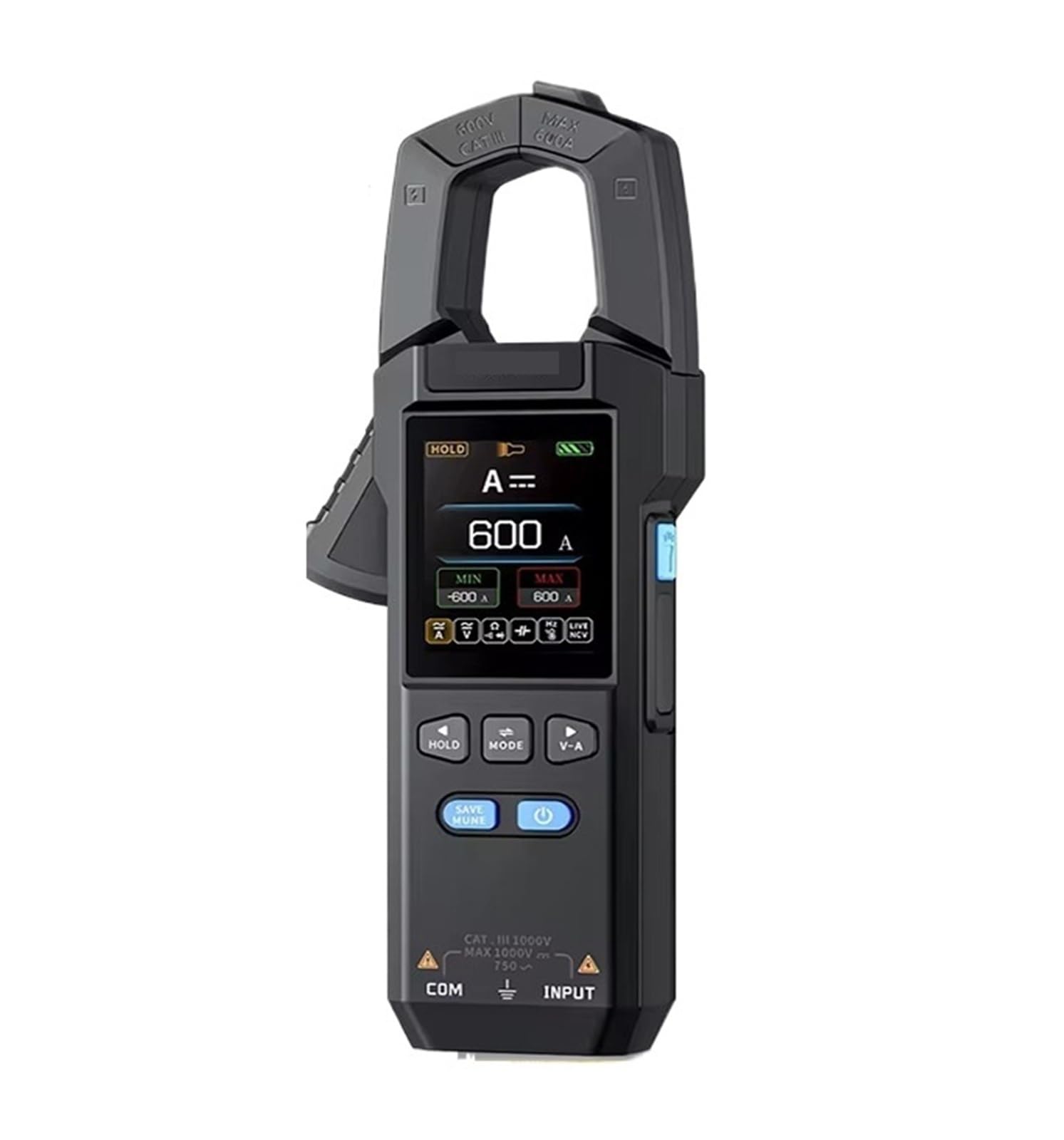 Pinza amperometrica DC/AC 10000, multimetro digitale da 600 A, tester a pinza(DMC-100 and BAG)