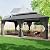 Polar Aurora Gazebo 20'x12' Outdoor Gazebos Hardtop Grill Gazebo Aluminum Galvanized Steel Double Roof Outdoor Gazebos Pergola Include Curtain and Netting for Backyard, Patio, Lawn