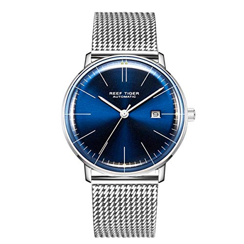 Preisvergleich Produktbild REEF TIGER Herren-Armbanduhr Analog Automatik mit Edelstahlarmband RGA8215-YLY