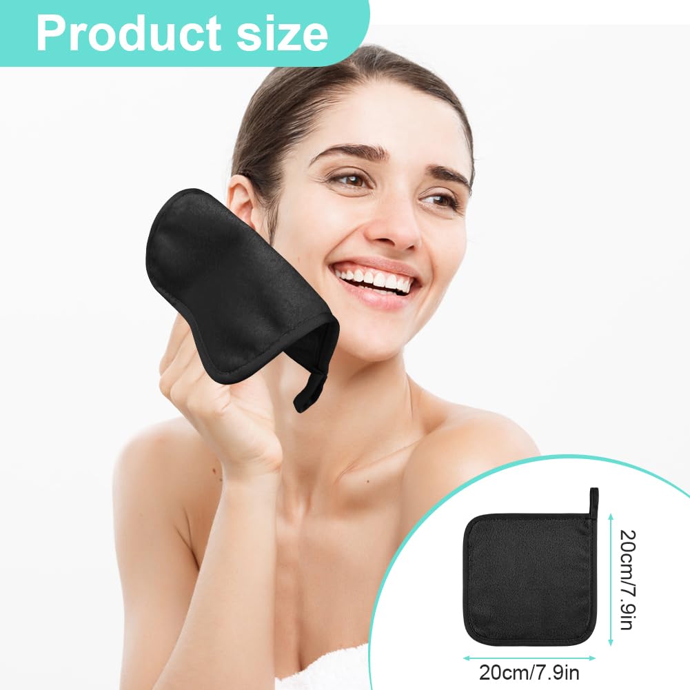 URAQT 6 Pack Face Cloths Make Up Remover - Image 2