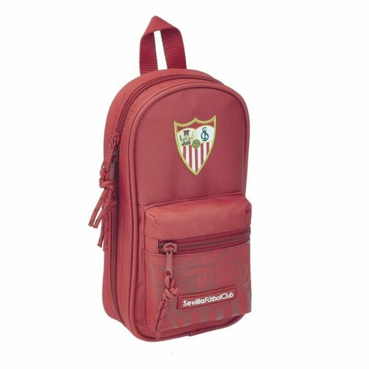 safta Official FC Seville Toiletry Bag with 4 Cases, 120 x 50 x 230 mm