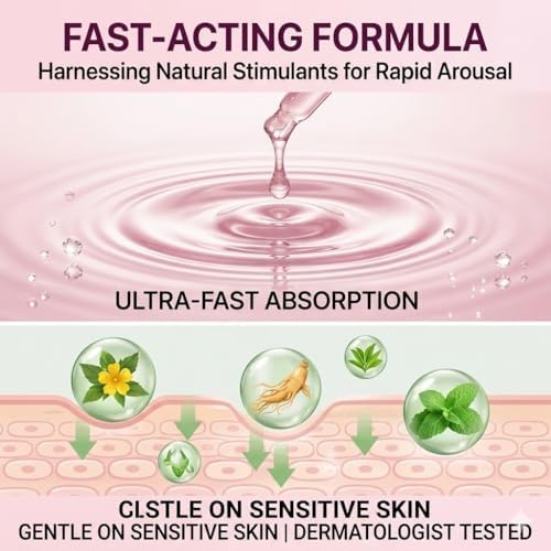 Image of Female Intense Fast Orgasmic Gel,Excite Gel for Her, Climax Intensifying Formula Sex Pleasure Booster, Elevating Intimate Experiences, Stimulant Liquid Orgasm Drops Sex for Woman