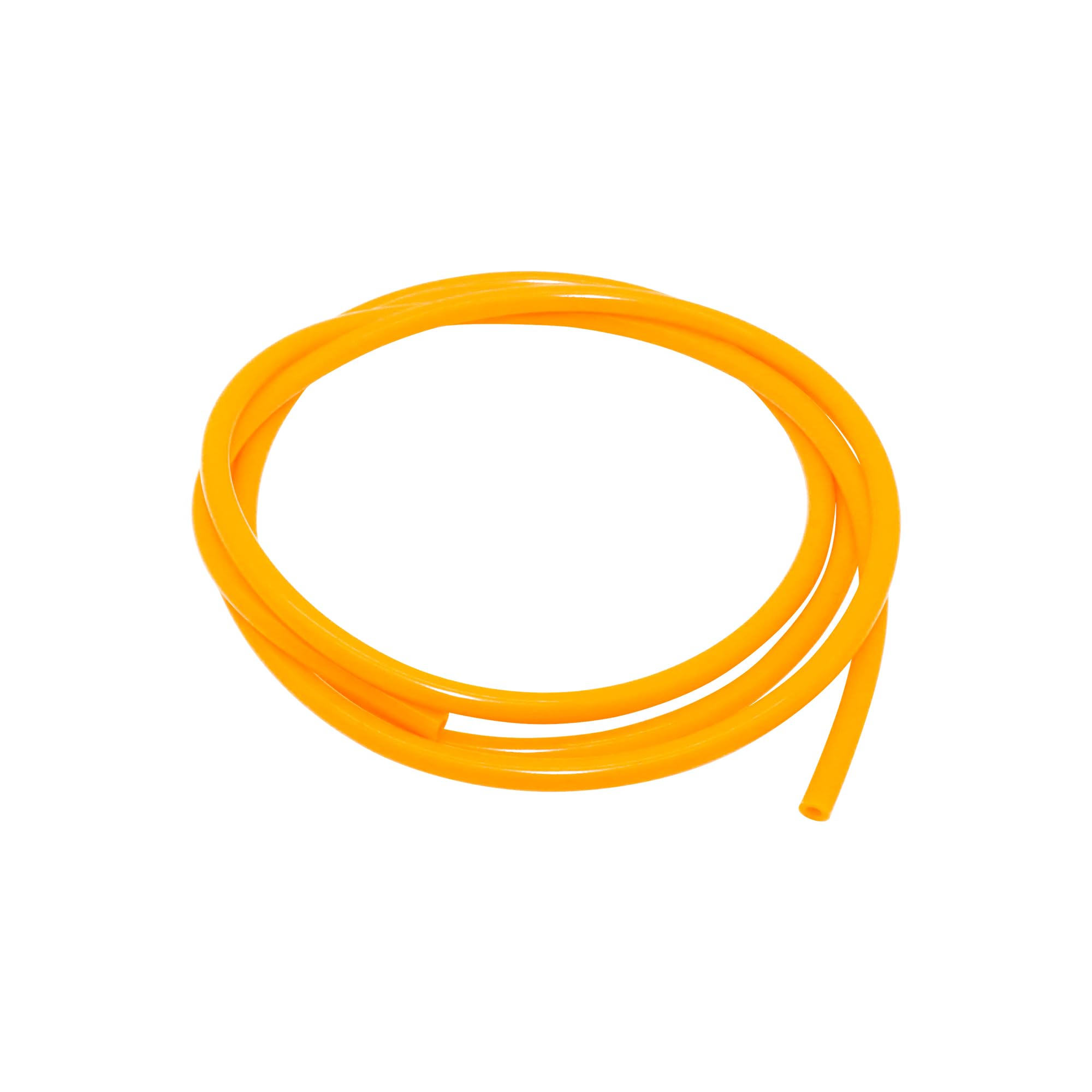 Lavmhab Orange Silicone Tube 5Mm Id X 8Mm Od 1.5M (4.9Ft), Flexible Silicone Rubber Tubing Air Hose Water Pipe For Pump Transfer (Orange)