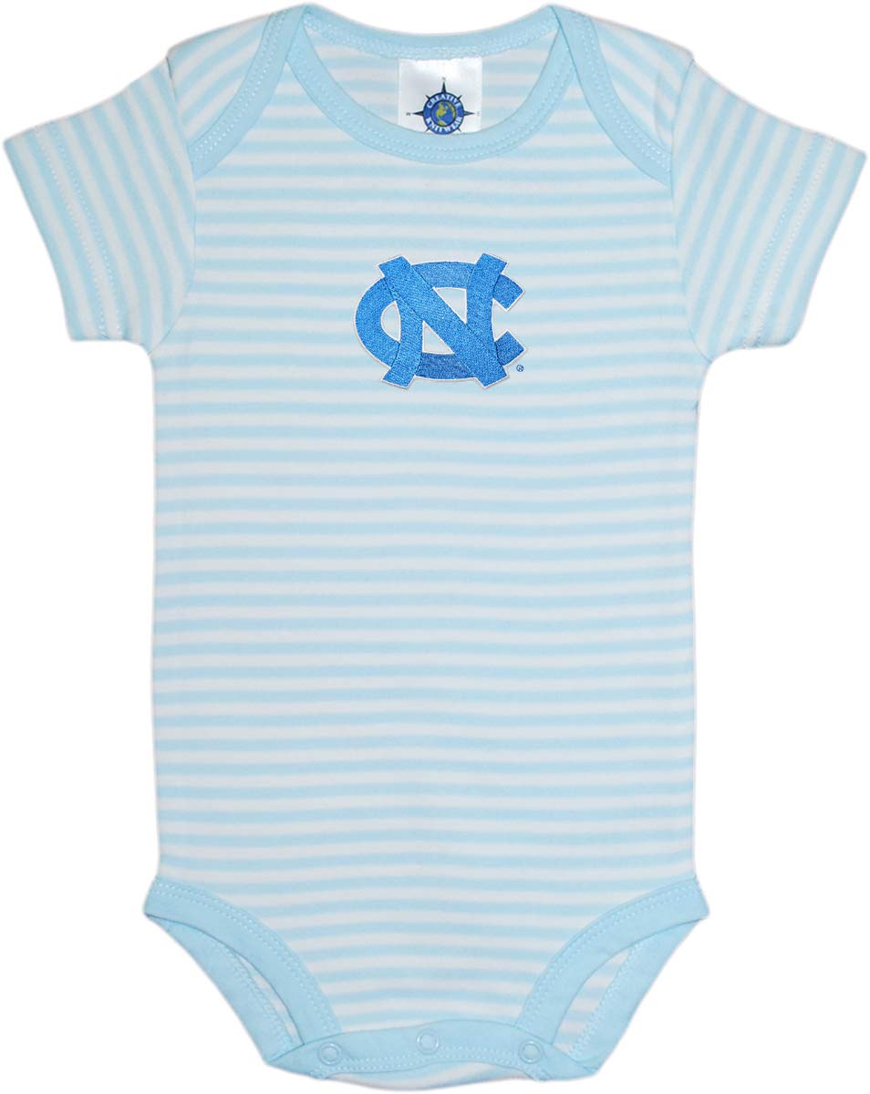University of North Carolina Tar Heels Striped Baby Bodysuit