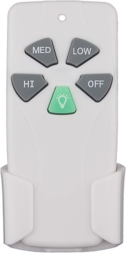 Allimity CHQ7030T fan53t Control remoto inalámbrico reemplazado para Harbor Breeze y Hampton Bay 2AAZPFAN-53T FAN-11T FAN11T FAN-53T - FAN53TW