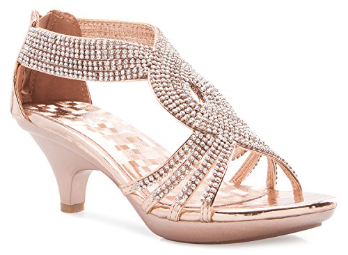 rose gold wedding shoes low heel