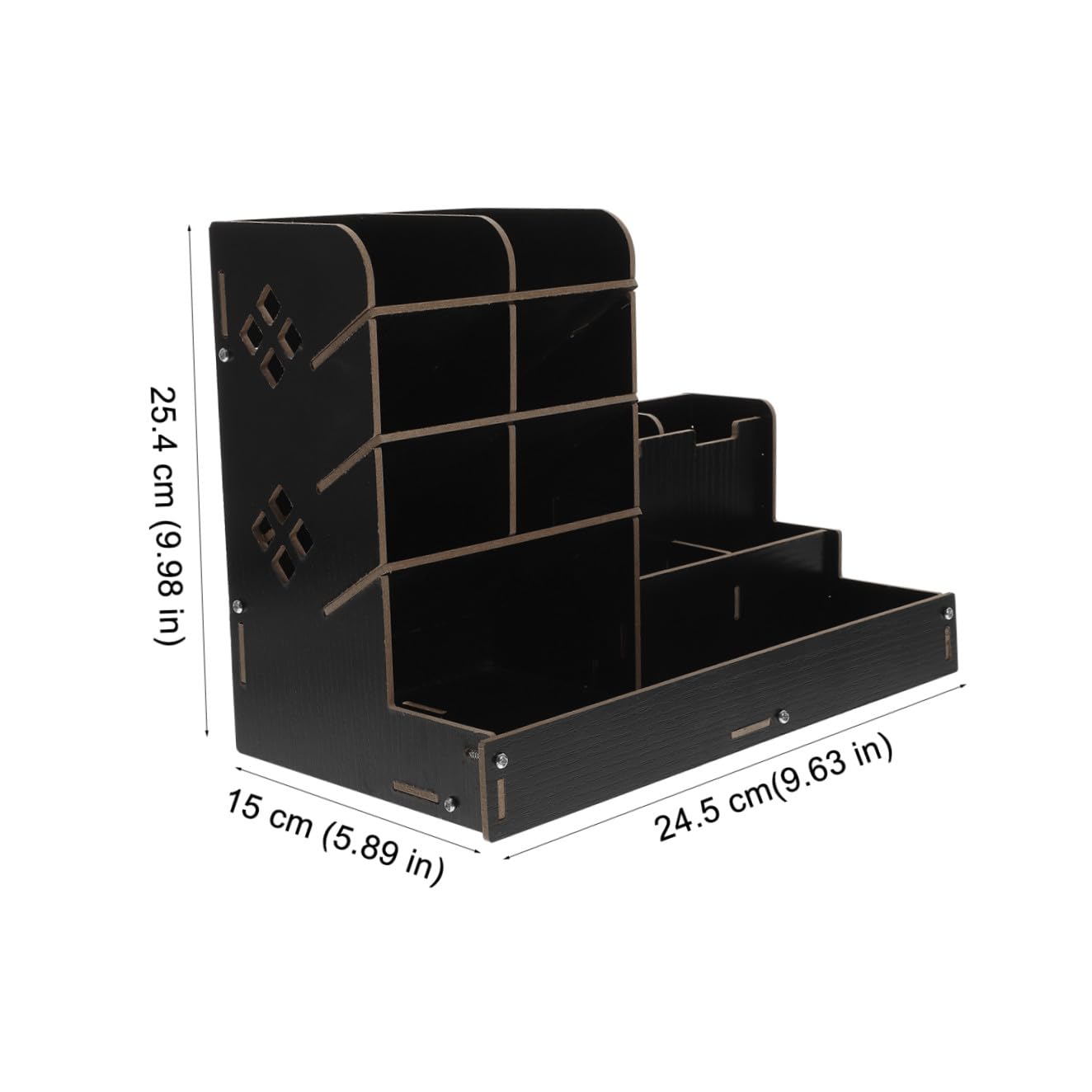 Organizer Da Scrivania in Legno Portapenne e Accessori Da Ufficio Contenitore Organizer Per Matite e Pennarelli Portaoggetti Organizzato