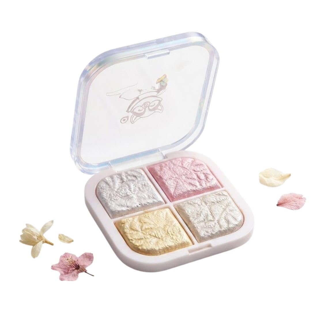 4colour Shimmer Highlighter Pack of 1-image-3