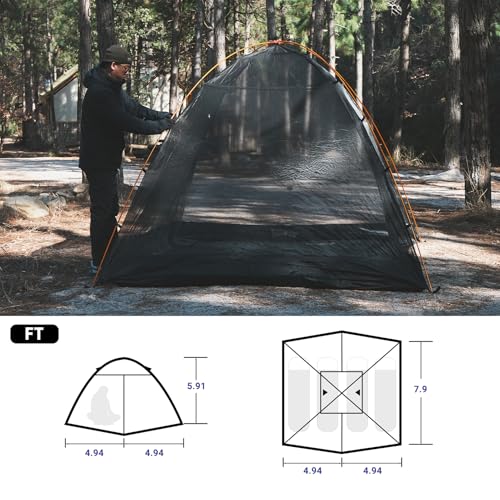 Carpa para camping Byliable para 6 personas impermeable miniatura 5