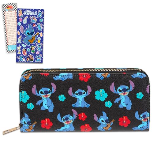 Portefeuille Lilo et Stitch pour femmes parfait pour ranger ses cartes et son téléphone