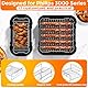 SIOOUI Heißluftfritteuse Zubehör für Philips Dual Basket Airfryer 3000 Series 6L/3L NA350, 23 Stück Airfryer Silikonform Zubehör Set für Philips Airfryer Dual Basket 3000 Series 9L