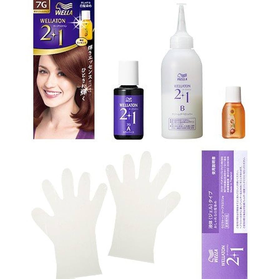 在庫限り7個セット Wella ウエラトーン 2+1 白髪染め 液状タイプ 6G 7個セット Wellaウエラトーン 2+1 白髪染め 液状タイプ 7CL 7GM