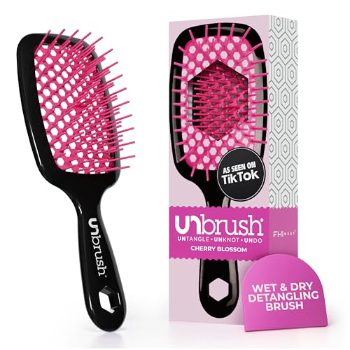 FHI Heat UNbrush Detangling Brush for Pain-Free Brushing on All Wet or Dry Hair Types — Durable...