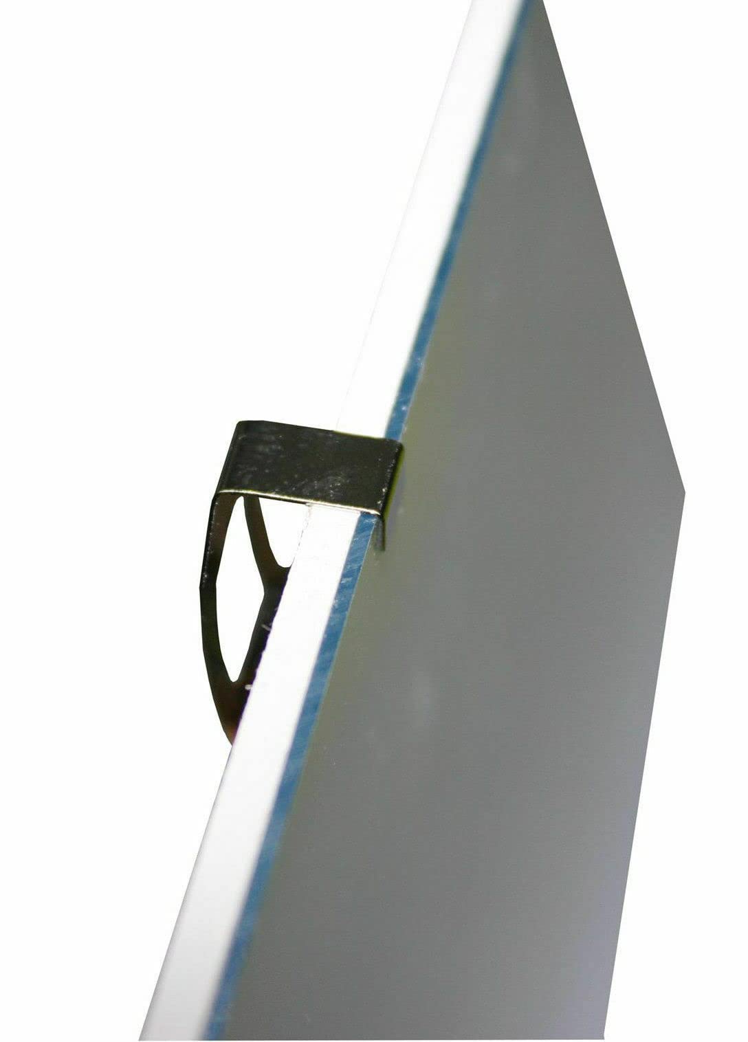 Rahmenloser 61x91,5 cm Bilderrahmen Bildhalter Cliprahmen Fotorahmen Kunstglas Plexi gut für Wohnzimmer, Esszimmer, Küche,Fotos Poster viele Größen Rechteckig mit Clips gut.