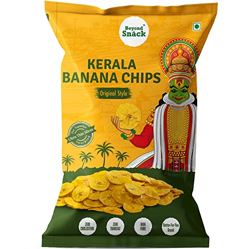 Beyond Snáck Kerala Banana Chips, No Hand Touch, Fully Automated- Original Style 300 g Pack of 3 (100g X 3) Beyond Snáck Kerala Banana Chips, No Hand Touch, Fully Automated- Original Style 300 g Pack of 3 (100g X 3)