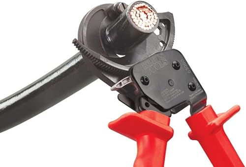 Miniatura 10 de Klein Tools Cortadores de cables 63060 cortadores de trinquete resistentes para hasta 750 MCM ideal para preparación de cables