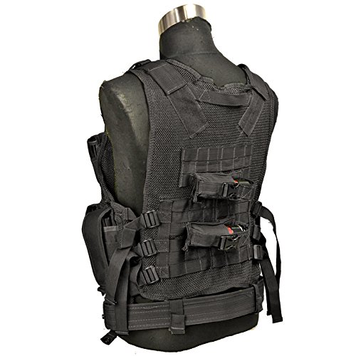 Amazon | V1タイプ ベスト ブラック | タクティカルベスト 通販