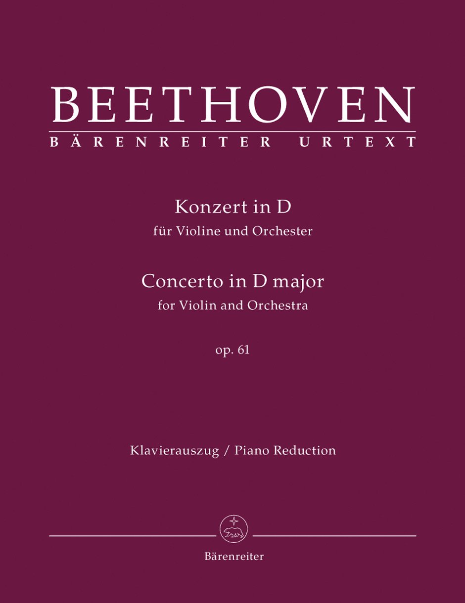 Concerto for Violin in D major Op.61 (Violin and Piano)