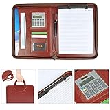 [Portable] Nuestra carpeta de conferencias está equipada con 2 asas que son portátiles. Genial y perfecto para citas de negocios, sobre la marcha, la oficina, la universidad, reuniones.