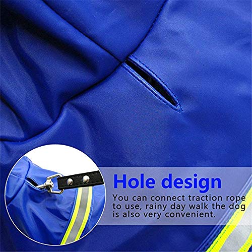 Dog Raincoat Reflective Waterproof Lightweight Adjustable Dog Rain Jacket with Hood for Small Medium Large Dogs (Pink, Medium) Dog Raincoat Reflective Waterproof Lightweight Adjustable Dog Rain Jacket with Hood for Small Medium Large Dogs (Pink, Medium)