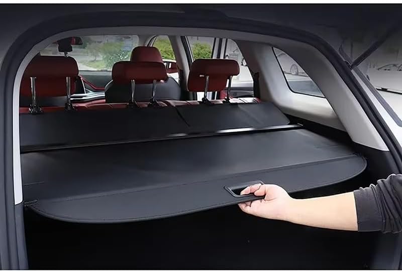 に適合する RAV4 2019-2023 リアトランクカーゴカバー カーボンファイバー パーティション 【神器】